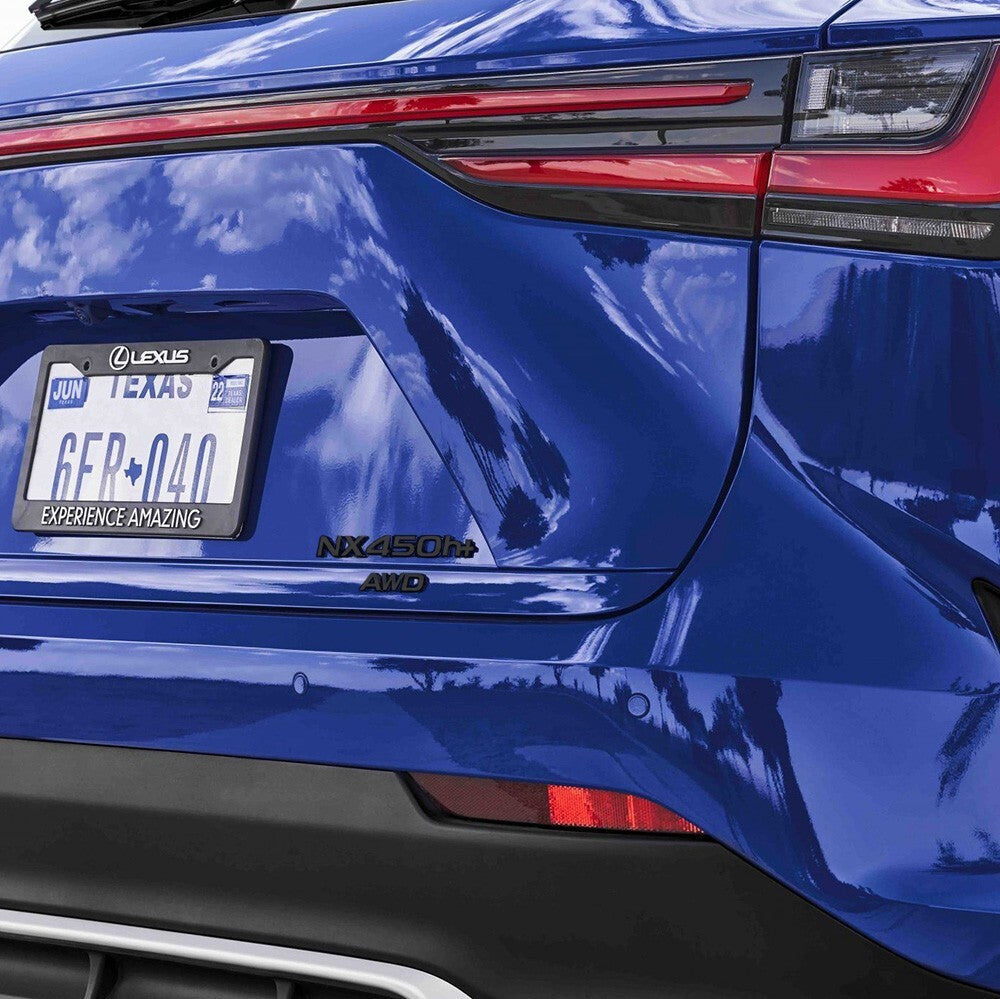 22+ Lexus NX 450h+ AWD Rear Liftgate Letter Logo Badge Emblem Gloss Black Sport