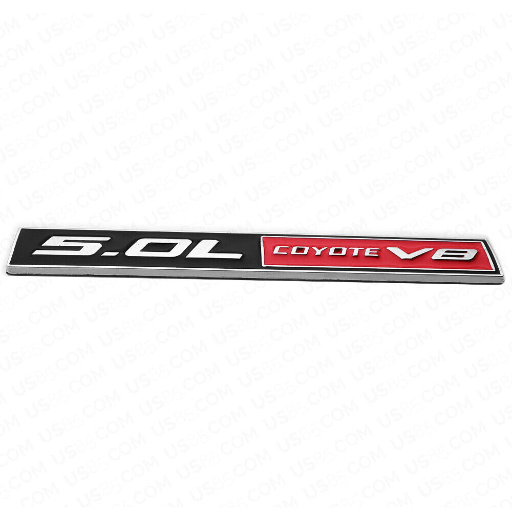 3D Fashion Metal 5.0L Coyote V8 Emblem Car Decal Badge Sticker Auto Decoration