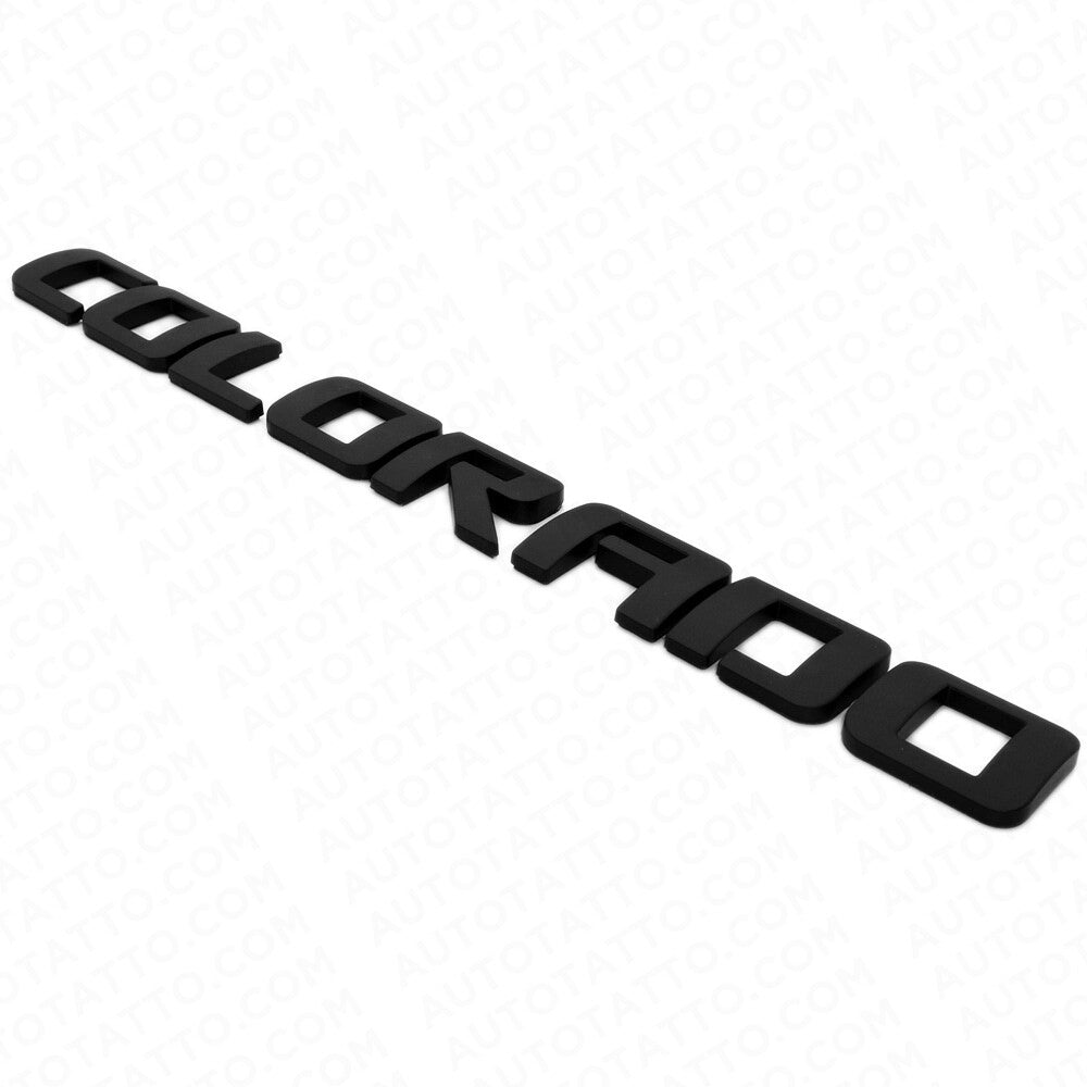 2x For Chevy Colorado Fender / Tailgate Badge Logo Emblem Truck OEM Black Sport