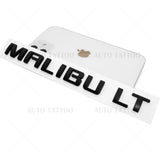 Chevy Malibu LT Trunk Door Letter Emblem Logo Badge Nameplate Matte Black Sport