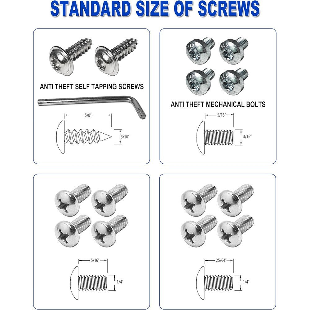 MERCEDES-BENZ + Screws NewRear License Plate Tag Holder Mounting Bracket