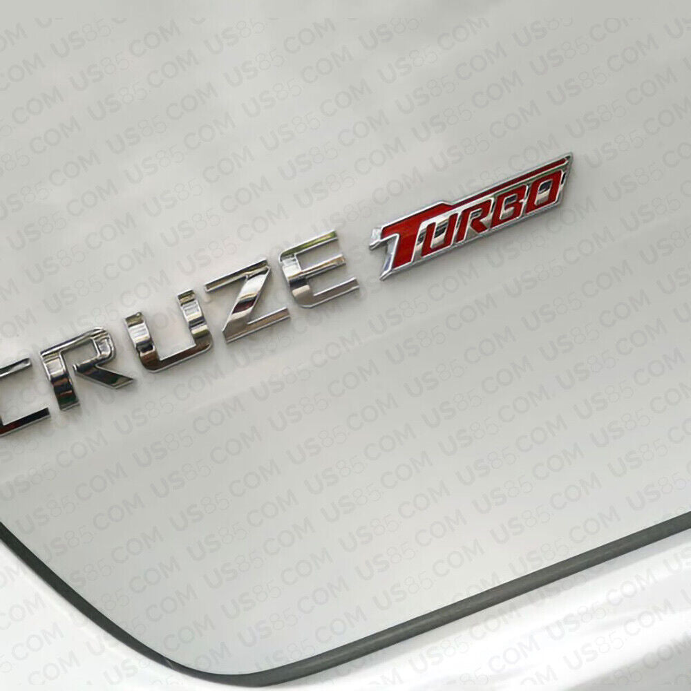 3D Fashion Metal Turbo Car Decal Badge Emblem Sticker for Auto Decoration