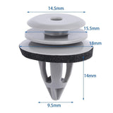 20x Door Panel Clip Gradient BMW E46 E90 E91 E36 E92 E93 E60 E63 E64 51418224781