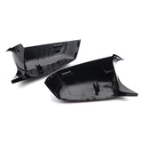 Gloss Black Side Mirror Cover For 2007-2013 BMW E60 F07 F10 E63 E64 F12 F13
