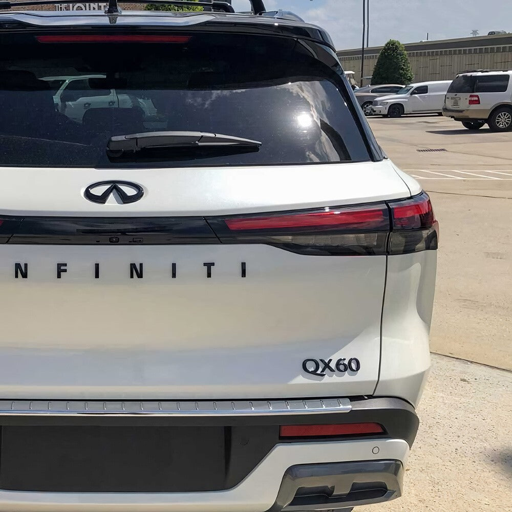 For Infiniti QX60 Rear Liftgate Logo Letter Badge Emblem Nameplate Gloss Black