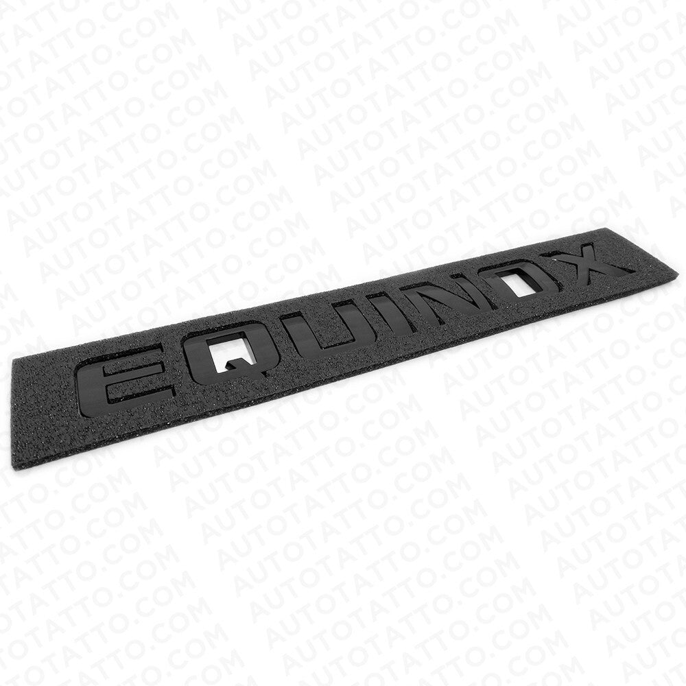 17-24 Chevy Equinox Liftgate Nameplate Letter Logo Badge Emblem Gloss Black
