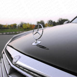 Mercedes-Benz OEM Front Hood Ornament Mounted Star Logo Badge Emblem A222