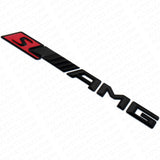 S AMG Edition Trunk Emblem Logo Sticker Badge Decoration Sport Gloss Black Red