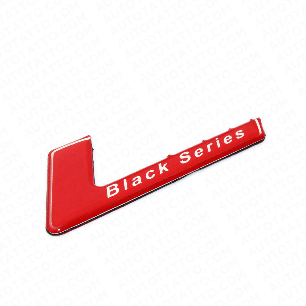 Red Tailgate Lid For AMG Black Series Nameplate Badge Emblem Sport Decoration