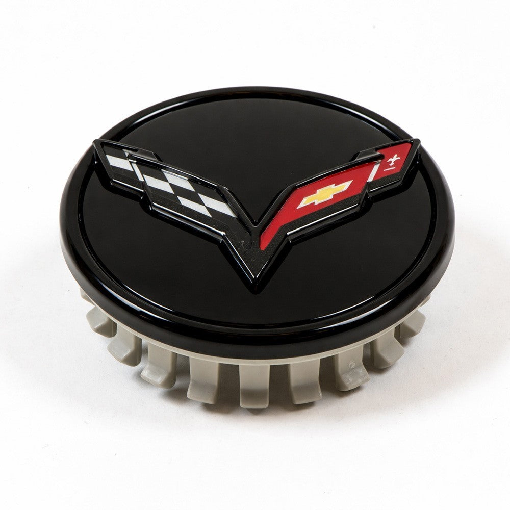 GM 2020-2026 Corvette C8 Wheels Center Caps (SET OF 4) Black