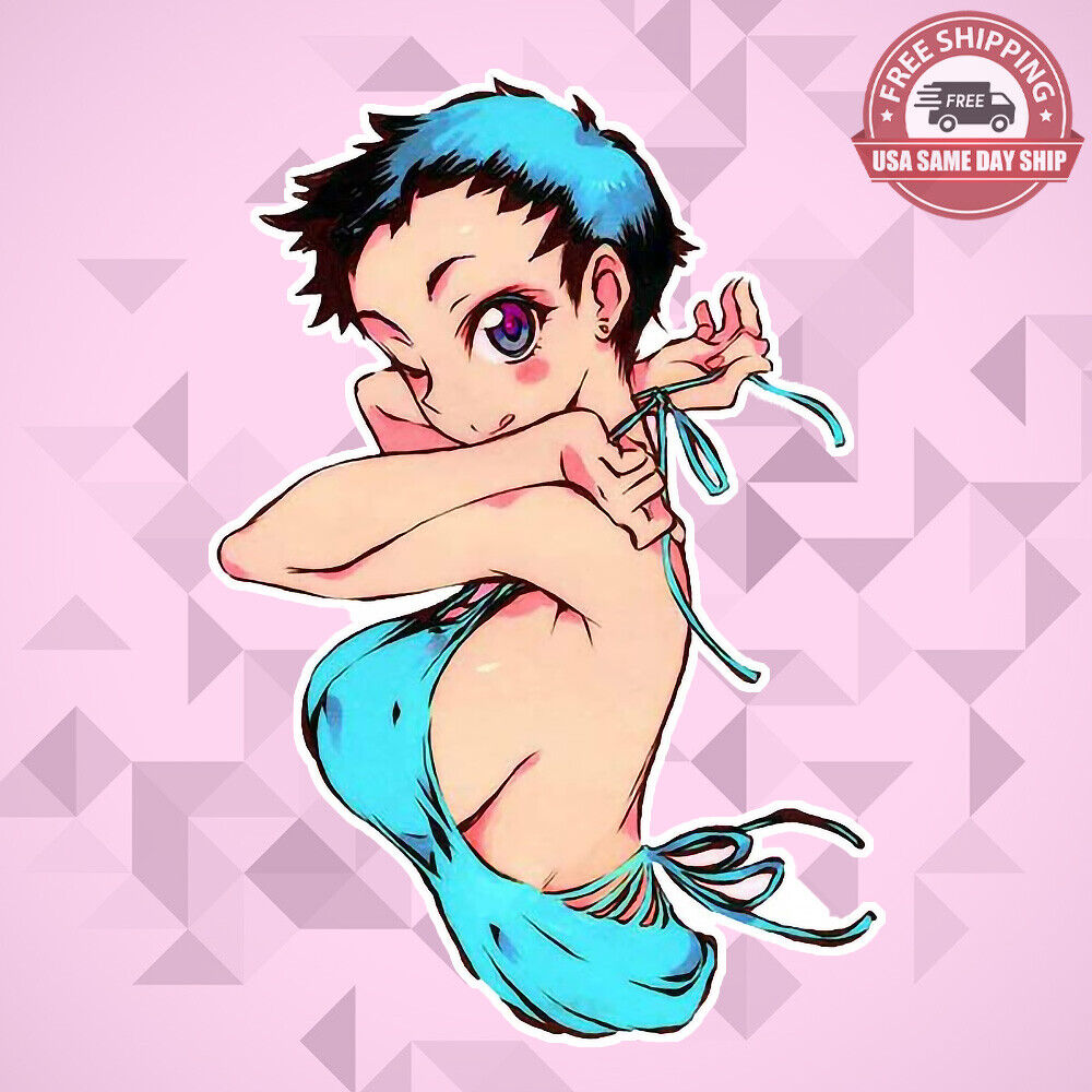 Anime Cartoon Sexy Lady Bikini Body Sticker Decal Home Car Door Window Decorate