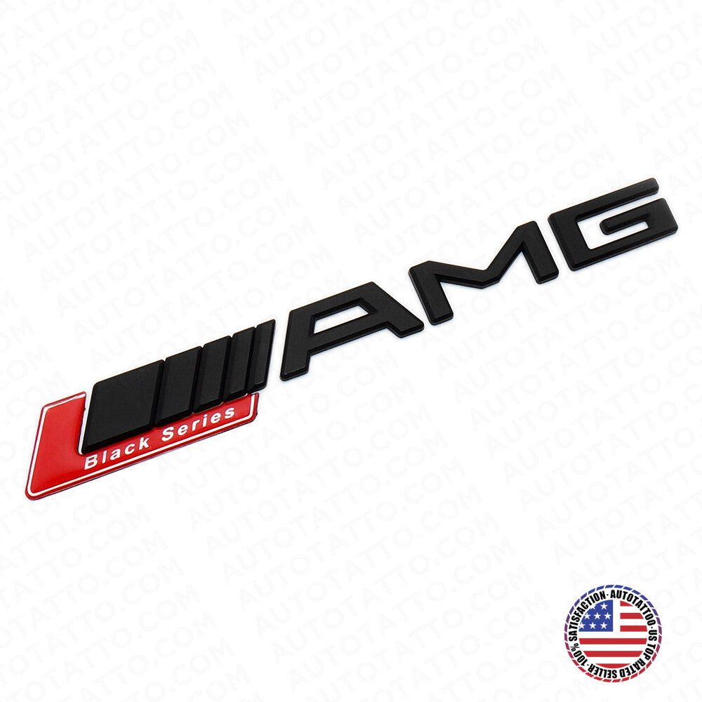 Limited Red AMG Black Series Sport Car Emblem 3D Trunk Lid Logo Badge Decoration