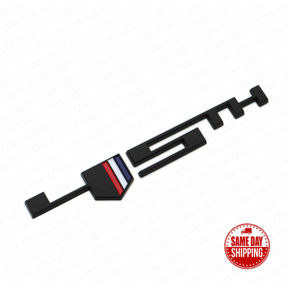 For Chevrolet Camaro 45TH Anniversary Fender Badge Sport Adhesive Emblem Black