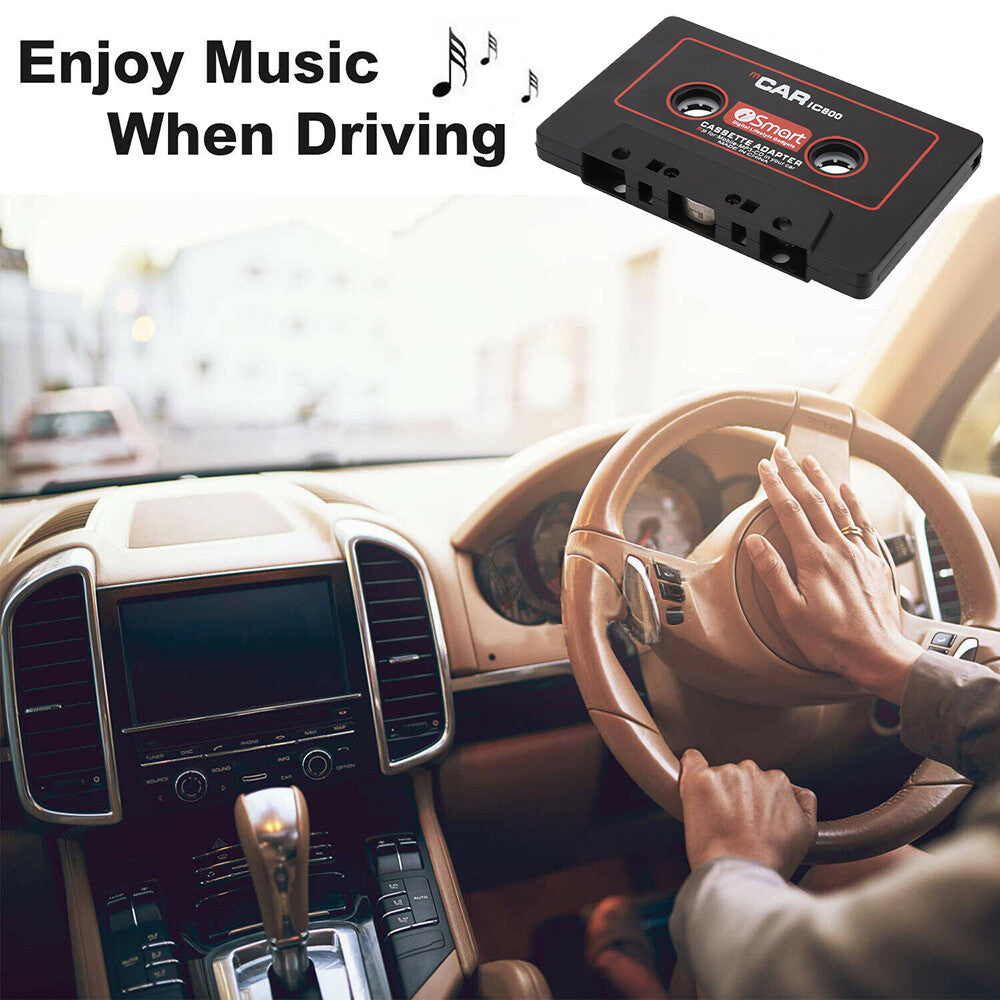 3.5mm Jack Car Audio AUX Cassette Tape Adapter MP3 CD Phone iPod Radio Converter