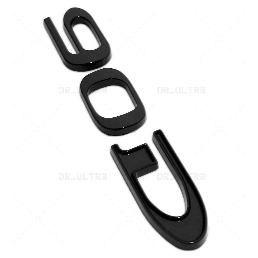 Tesla Rear Liftgate Lid Model 90D Nameplate Logo Badge Emblem Sport Gloss Black
