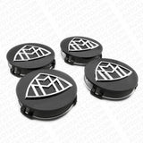 4x Mercedes Maybach Wheels Center Cap Hub Cover Inserts Replacement Sport Black