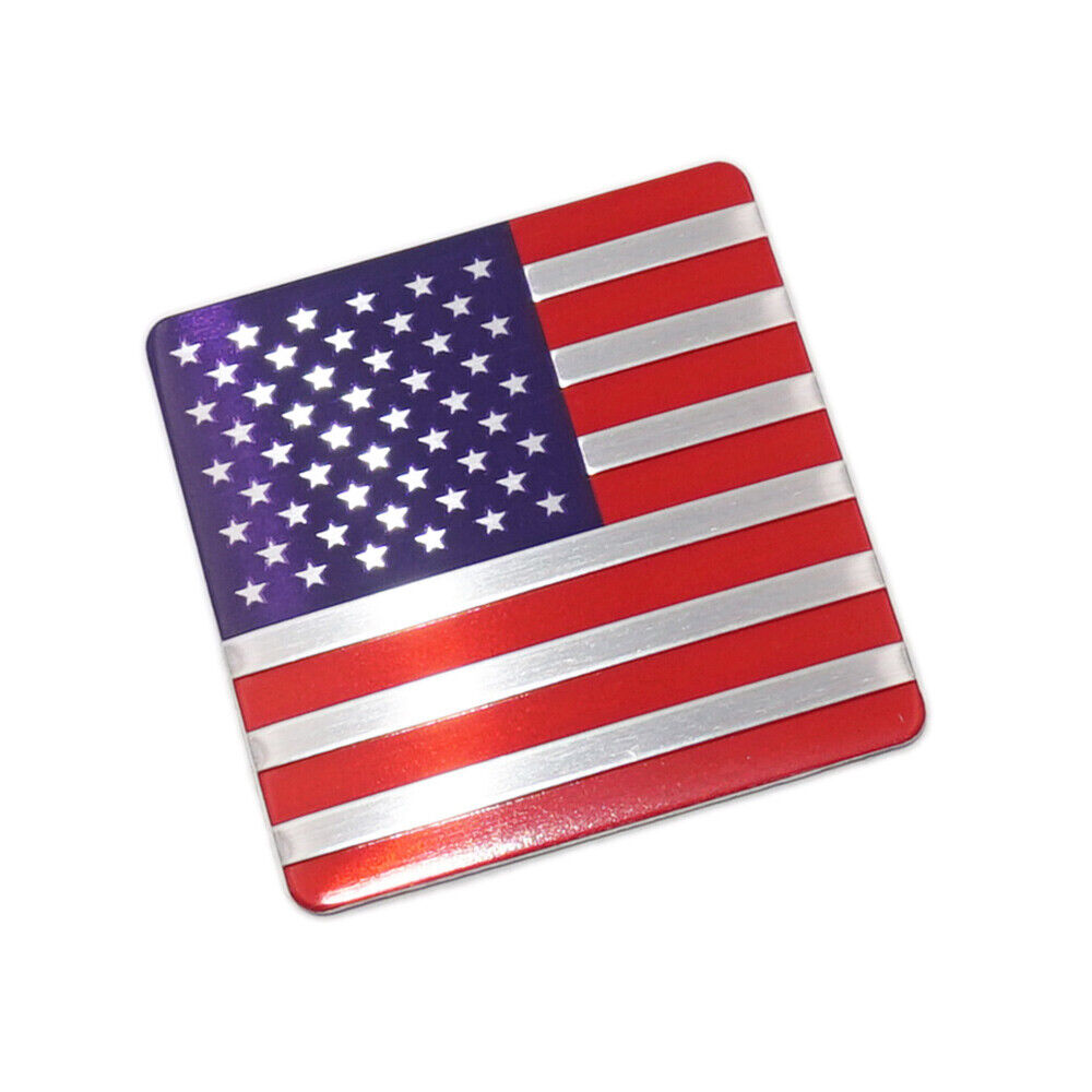 Universal Fashion Aluminum Alloy American Flag Metal USA Flag Car Decal Sticker