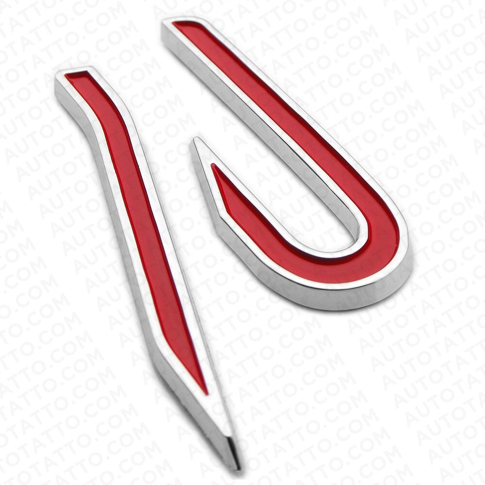 Universal MK8 Lettering Chrome Tailgate Rear Logo Badge Nameplate Emblem Sport