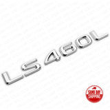 For Lexus Rear Turnk Lid OEM Chrome LS 460L Letter Logo Badge Emblem Car Replace