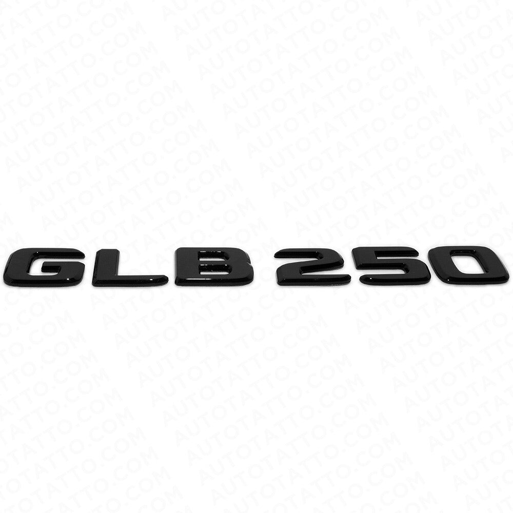 20-21 Mercedes GLB 250 GLB250 Letter Emblem Trunk Badge AMG Sport Gloss Black