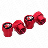 For Audi S Roundel Car SUV Wheels Tire Air Valve Caps Stem Dust Logo Cover Sport