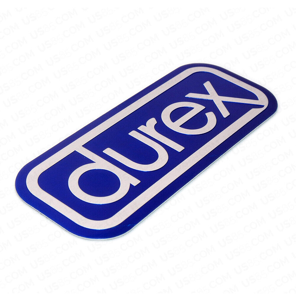 Universal Fashion Aluminum Alloy Durex Car Decal Sticker for Auto Decoration