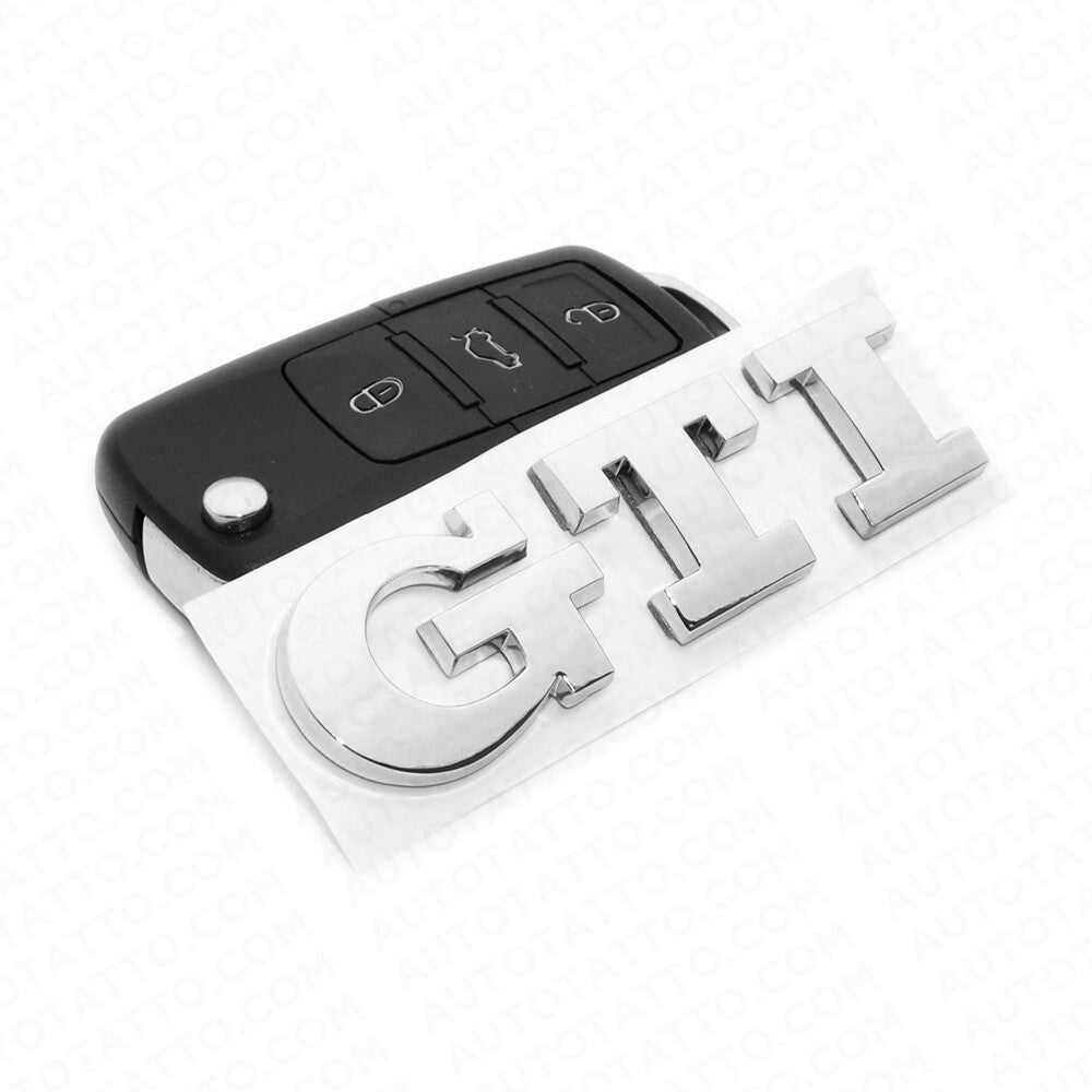 For 91-14 GTI Liftgate Adhesive Nameplate Badge Logo Emblem Decoration Sport