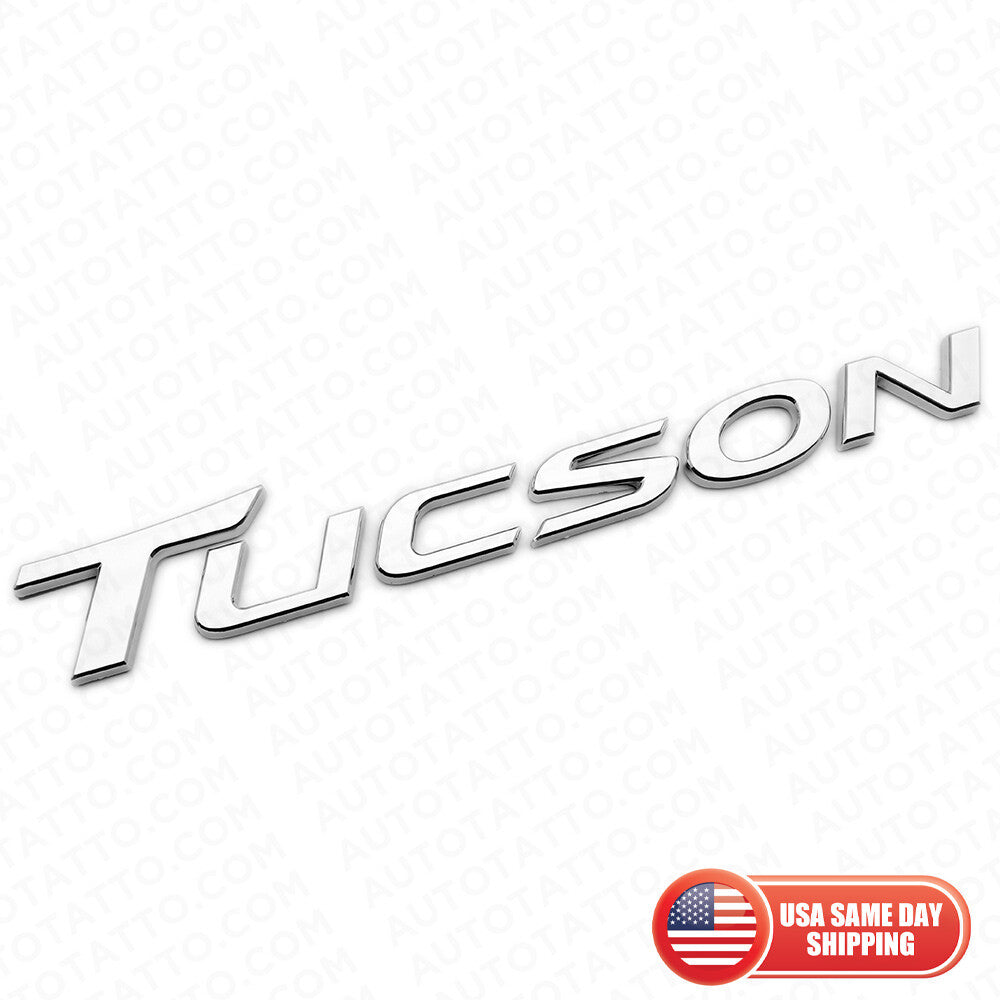 For 19-21 Hyundai TUCSON Rear Liftgate Nameplate Emblem Badge Letter Chrome