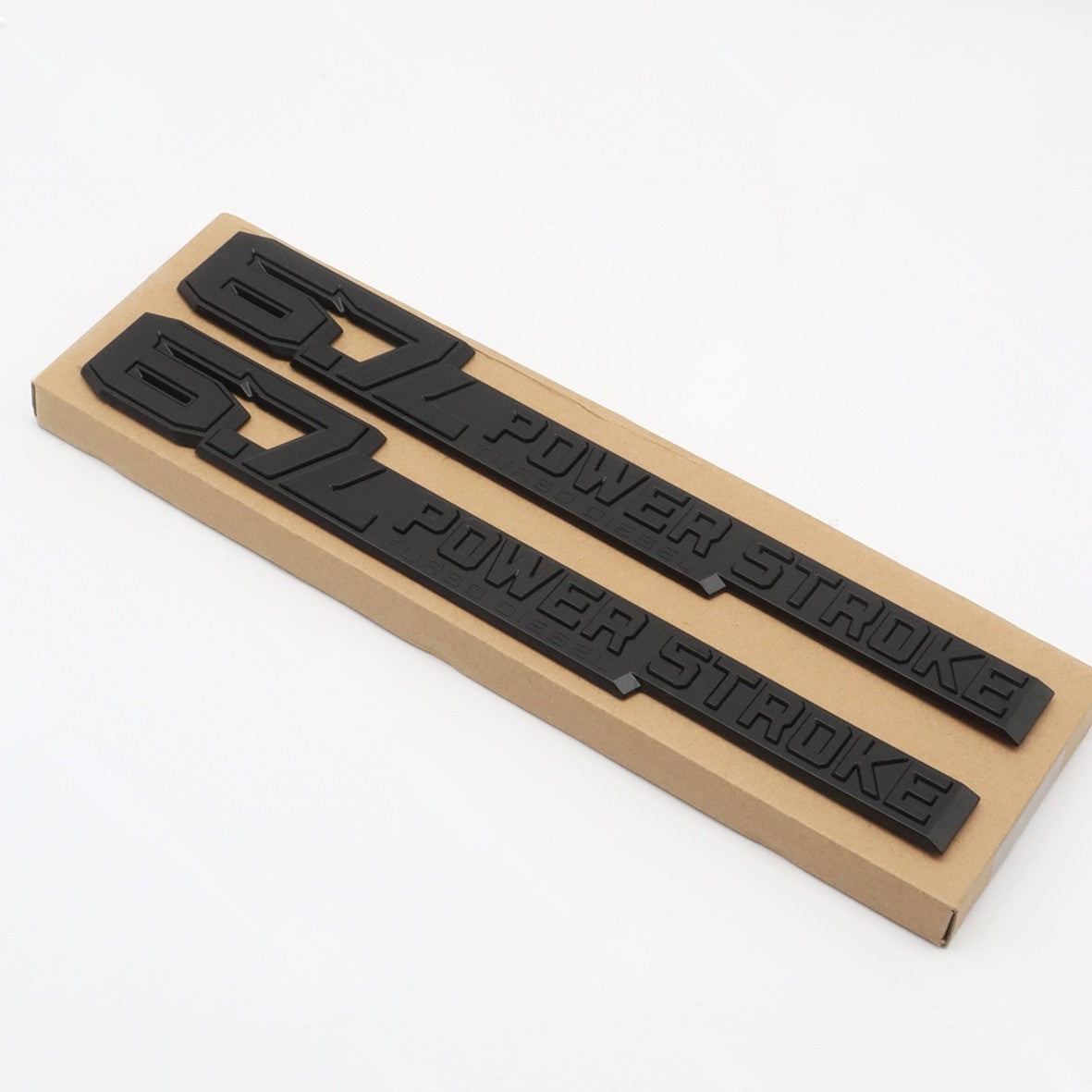 For Super-Duty 6.7L Powerstroke Diesel Black Lower Door Emblems PC3Z-9942528-B