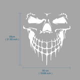 Skull Car Hood Decal Vinyl Large Graphic Sticker SUV Truck Decorate Sport White