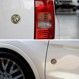 Universal 3D Fashion Metal Round Texas Star Car Decal Sticker Auto Decoration
