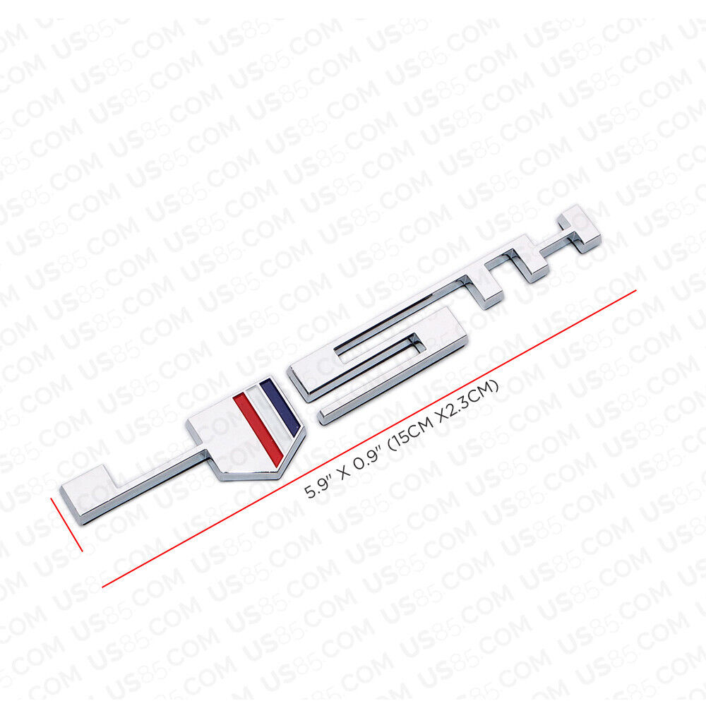 3D Fashion 1x or 2x ABS 45TH Car Decal Badge Emblem Sticker for Chevy Decoration