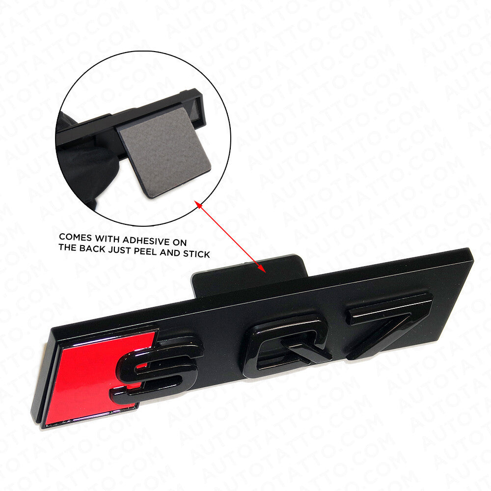 Audi SQ7 Front Grille Bumper Radiator Lettering Emblem Badge Logo Sport Black