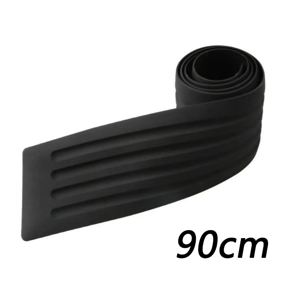 Car Rubber Rear Bumper Protector Trim Strip Trunk Sill Guard Scratch Pad Cover