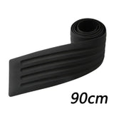 Car Rubber Rear Bumper Protector Trim Strip Trunk Sill Guard Scratch Pad Cover