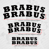 Brabus AMG Car Wheels Brake Caliper Sticker Decal Logo Decoration Sport Black