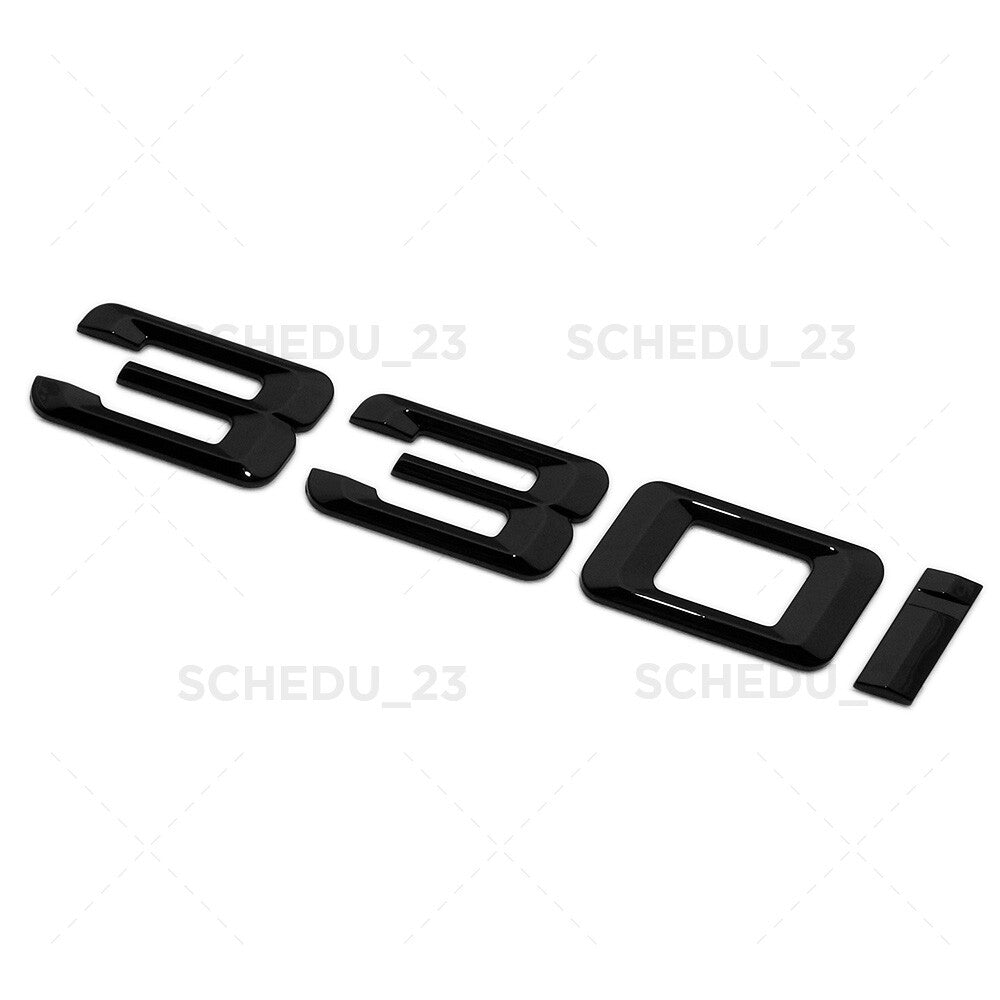 For BMW 330i Logo Emblem Replace Badge Car Lid M Series Performance Gloss Black