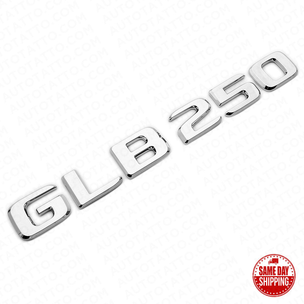 20-21 Mercedes-Benz GLB 250 GLB250 Letter Emblem Trunk Badge AMG Sport Chrome