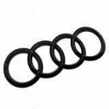 12-18 Audi A7 S7 RS7 Rear Liftgate Trunk Sign Logo Ring Badge Emblem Gloss Black