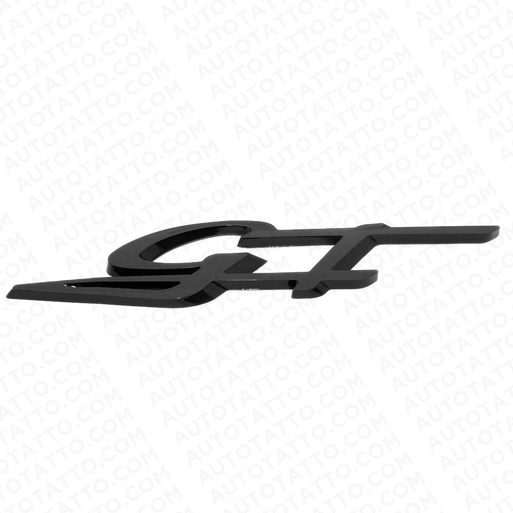 Maserati Ghibli Levante Grecale Side Fender Logo GT Emblem Badge Gloss Black