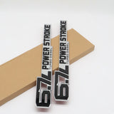 For 23-24-25 Super-Duty F-250 350 450 6.7L Power Stroke Diesel Door Emblem