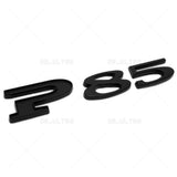 Tesla Rear Liftgate Lid Model P85 Nameplate Logo Badge Emblem Sport Matte Black