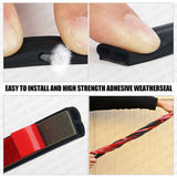 85ft Car Auto Rubber Weather Draft Seal Door Window Hood Trunk Noise Leak Strip