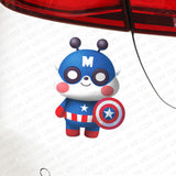 Fashion 3D Creative Waterproof Car Sticker for Auto Scratch Cover or Decoration