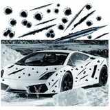 Fashion 3D Creative Waterproof Car Sticker for Auto Scratch Cover or Decoration