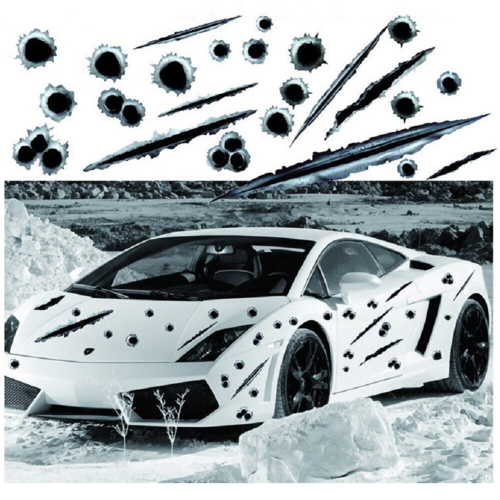 Fashion 3D Creative Waterproof Car Sticker for Auto Scratch Cover or Decoration