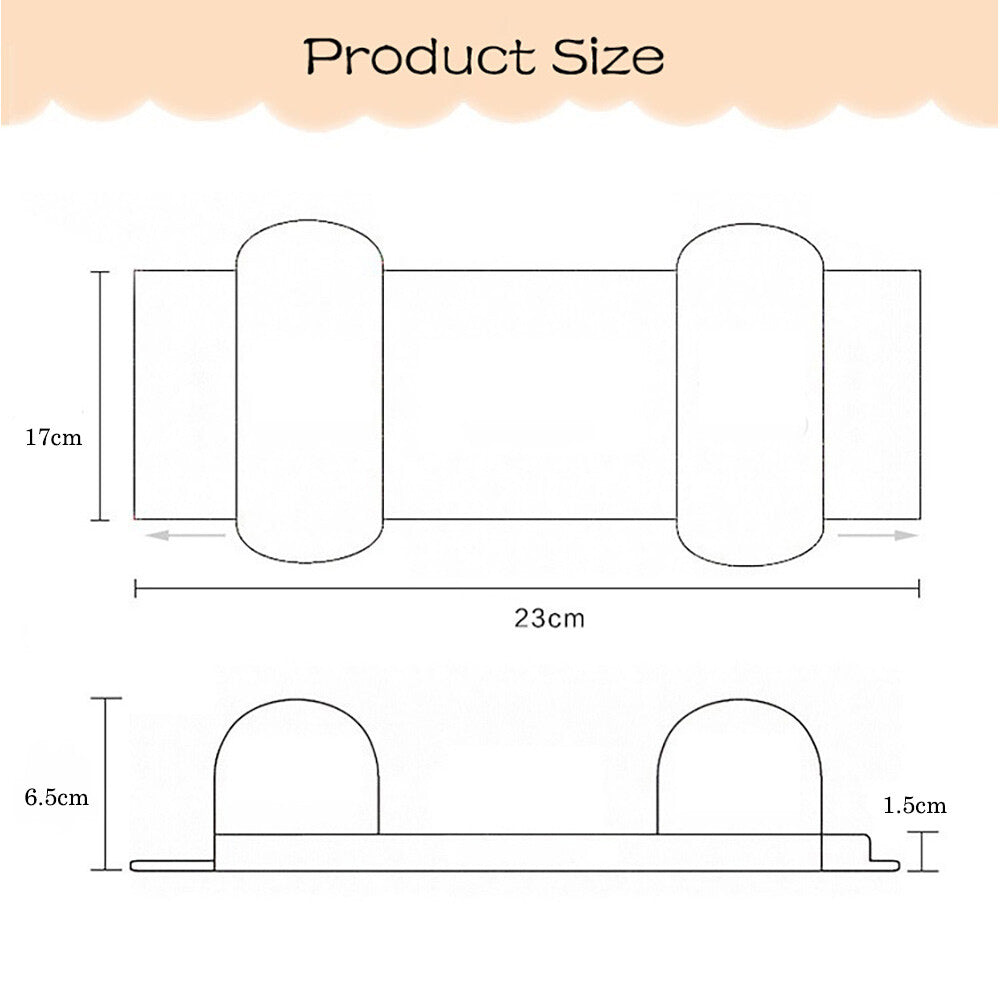 Baby Head Shaping Pillow Baby Flat Head Pillow for Newborns Baby Sleep Pillows