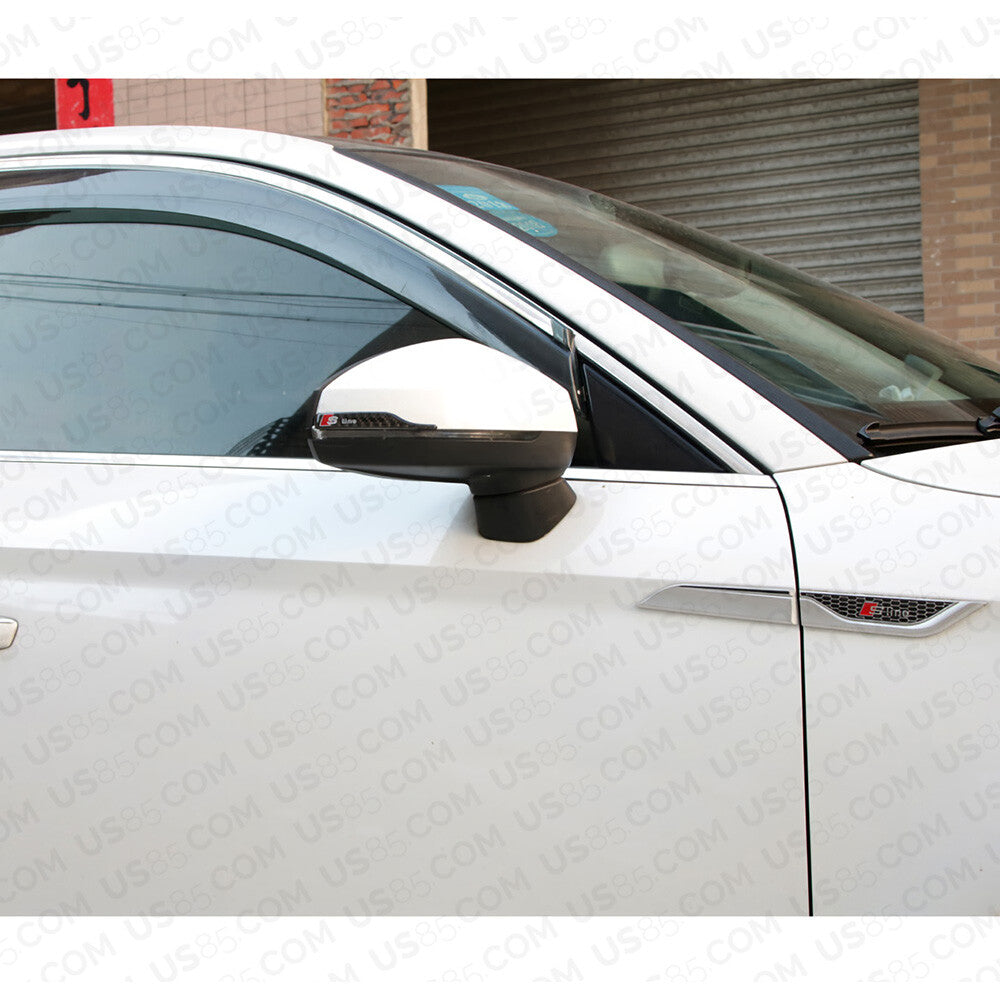 Carbon Fiber S Line Car Mirror Cover Scratch Scratchproof Badge for Audi Sport