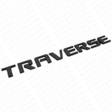 3x Chevy Traverse Front Door & Liftgate Badge Nameplate Logo Emblem Matte Black