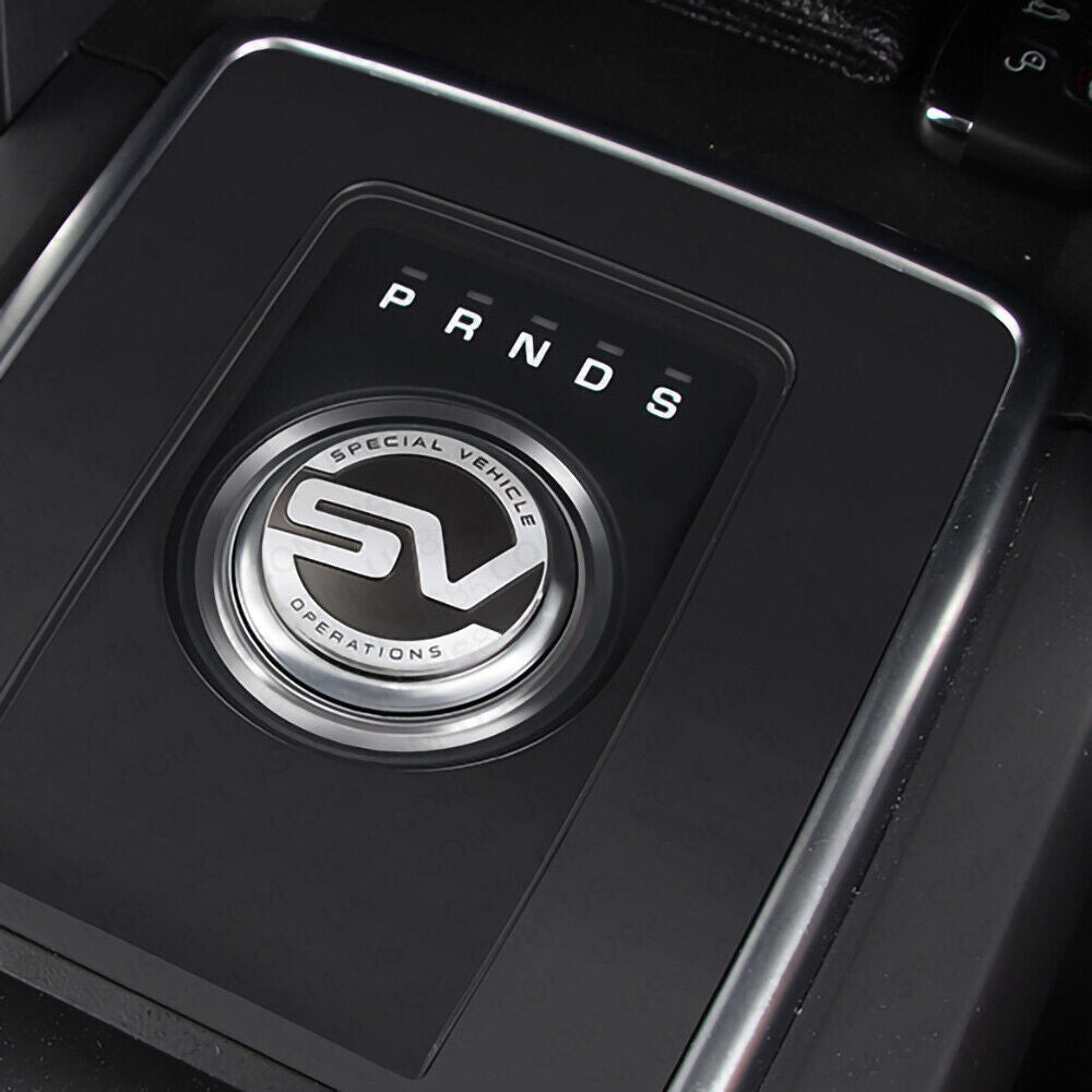Aluminum Alloy Central Control Knob SV Special Vehicle Operation Decal Sticker
